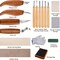 Wood Carving Kit 23pcs, Wood Carving Tools Hand Carving Knife Set with Anti-Slip Cut Resistant Gloves
